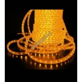 Дюралайт LED круглый 2-х проводной, фиксинг, 13мм 100м желтый